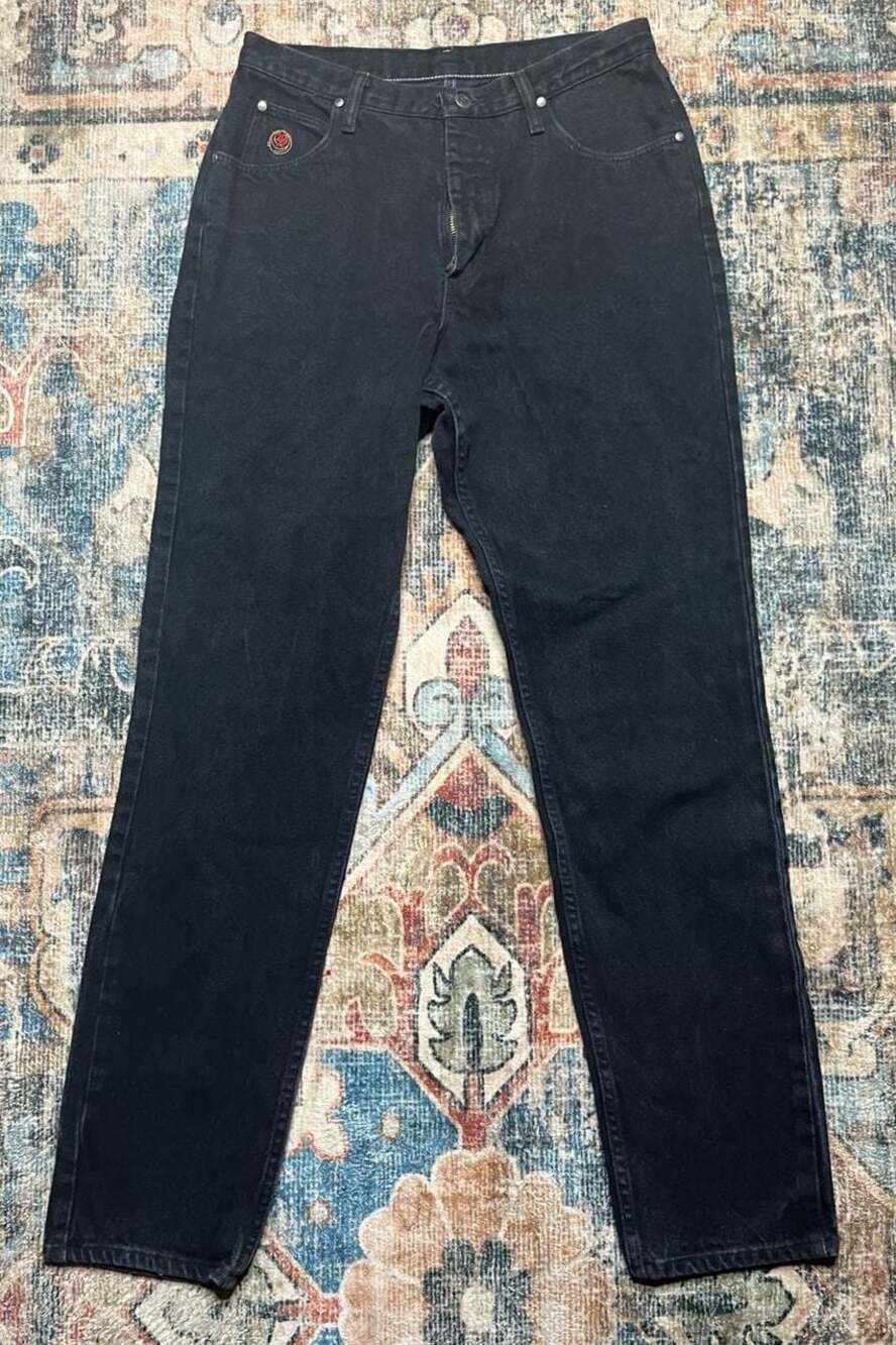 Vintage Wrangler 20X Black Denim Western Jeans